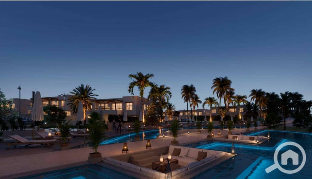 What is the lowest price for a studio in October Compound One 33 Badr El-Din with the least offer? - Widok 4
