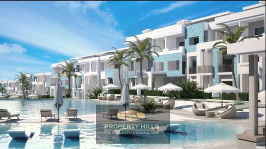 شاليه 3 غرف نوم للبيع في الساحل الشمالي، مطروح - townhouse for sale in fouka bay (1). jpg