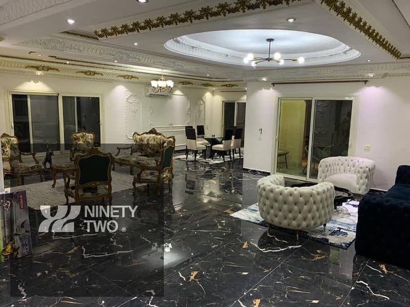 Luxury Fully Furnished Villa for Rent in Stone Park compound, new cairo - Widok 5