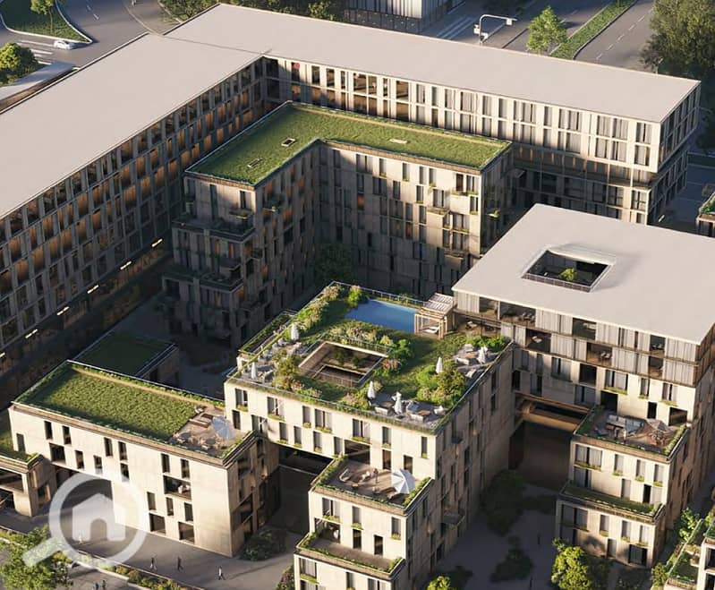 Duplex for sale in Sheikh Zayed City next to The Gate, in Sky Ramp compound. - Więcej