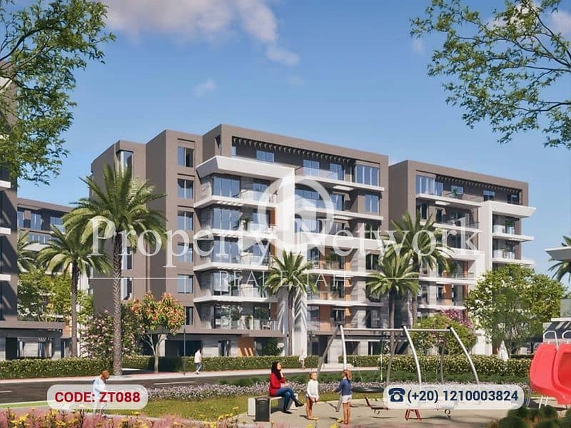 Unfinsihed Apartment for Sale in Monark Residence – Mostakbal City Prime location - Widok 2