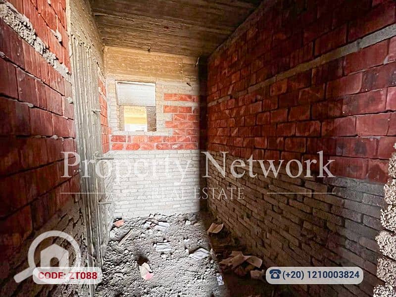 Unfinsihed Apartment for Sale in Monark Residence – Mostakbal City Prime location - Widok 5