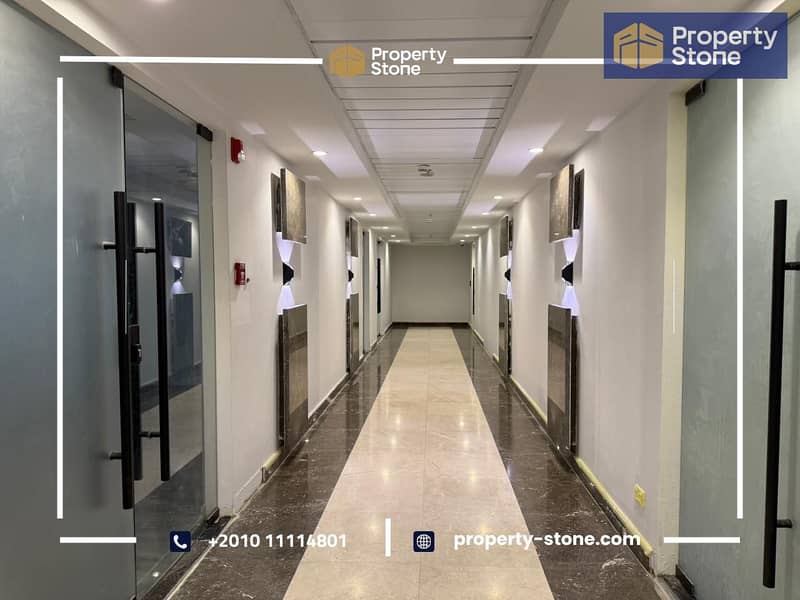 330 sqm Administrative Office for Rent – Direct on North 90th Street, Business Plus, New Cairo - Mehr