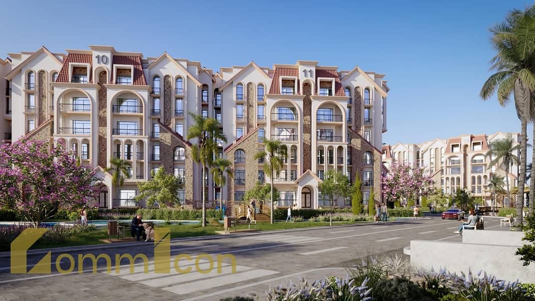 For sale a special apartment with installments over 10 years in the compound Jawar Residence, New Cairo – pohled 4