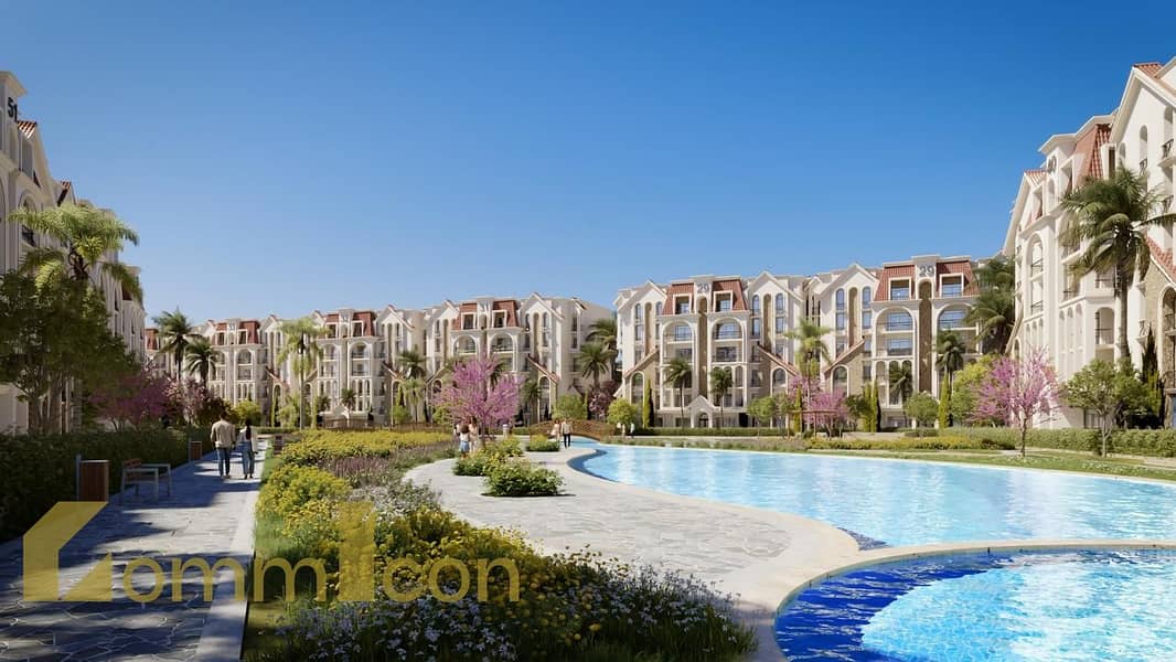 For sale a special apartment with installments over 10 years in the compound Jawar Residence, New Cairo – pohled 6