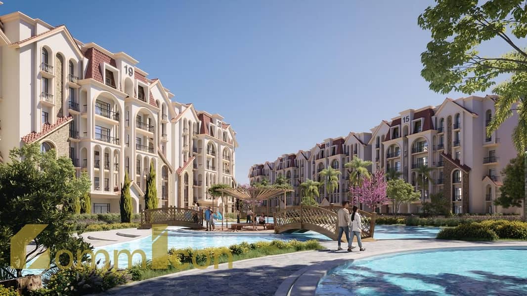For sale a special apartment with installments over 10 years in the compound Jawar Residence, New Cairo – pohled 2