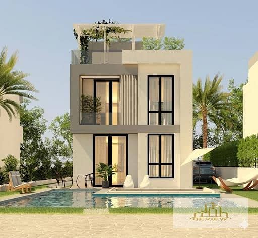 Own a standalone villa of 253 sqm in Park Valley Heights 3 With only a 10% down payment and installments over 13 years - Ansicht 3