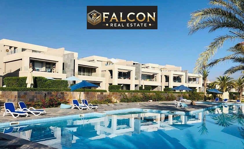 With 20% Discount Recieve immediately a ready To Move 3BR Chalet Direct On Pool With Sea View in 205 Kilo North Coast By La Vista - Widok 2
