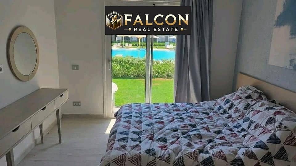 With 20% Discount Recieve immediately a ready To Move 3BR Chalet Direct On Pool With Sea View in 205 Kilo North Coast By La Vista - Widok 6