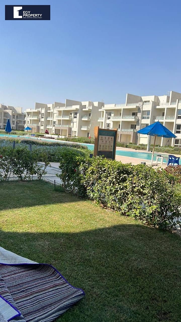 Fully Furnished Chalet for sale in Aroma Sokhna view pool directly - Widok 5