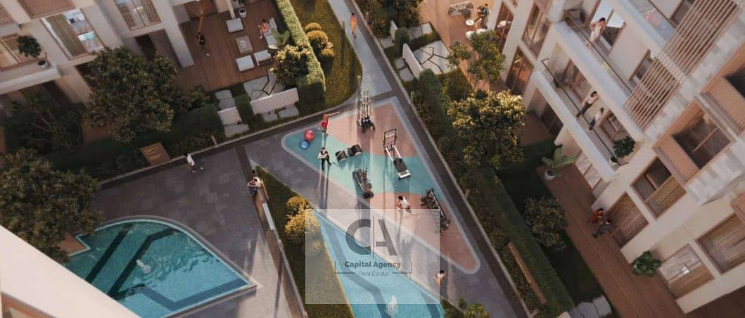 Apartment for sale in New Cairo, The Mornings compound, near Al Yasmin, fully finished, with a 5% down payment and installments over the longest payme - Widok 6