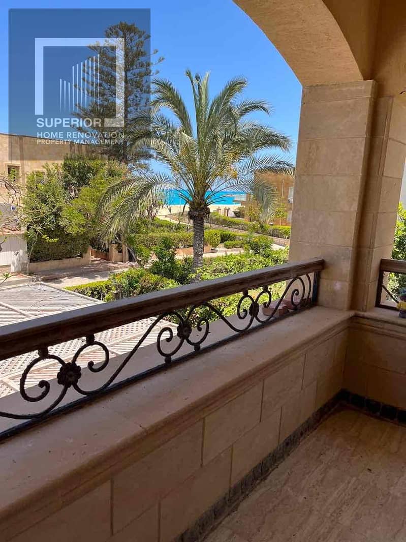 Villa for sale in Marina 2, first row on the sandy lagoon and second row from the sea, featuring a full panoramic view. – pohled 3