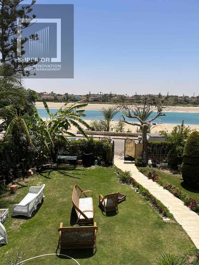 Villa for sale in Marina 2, first row on the sandy lagoon and second row from the sea, featuring a full panoramic view. – pohled 4