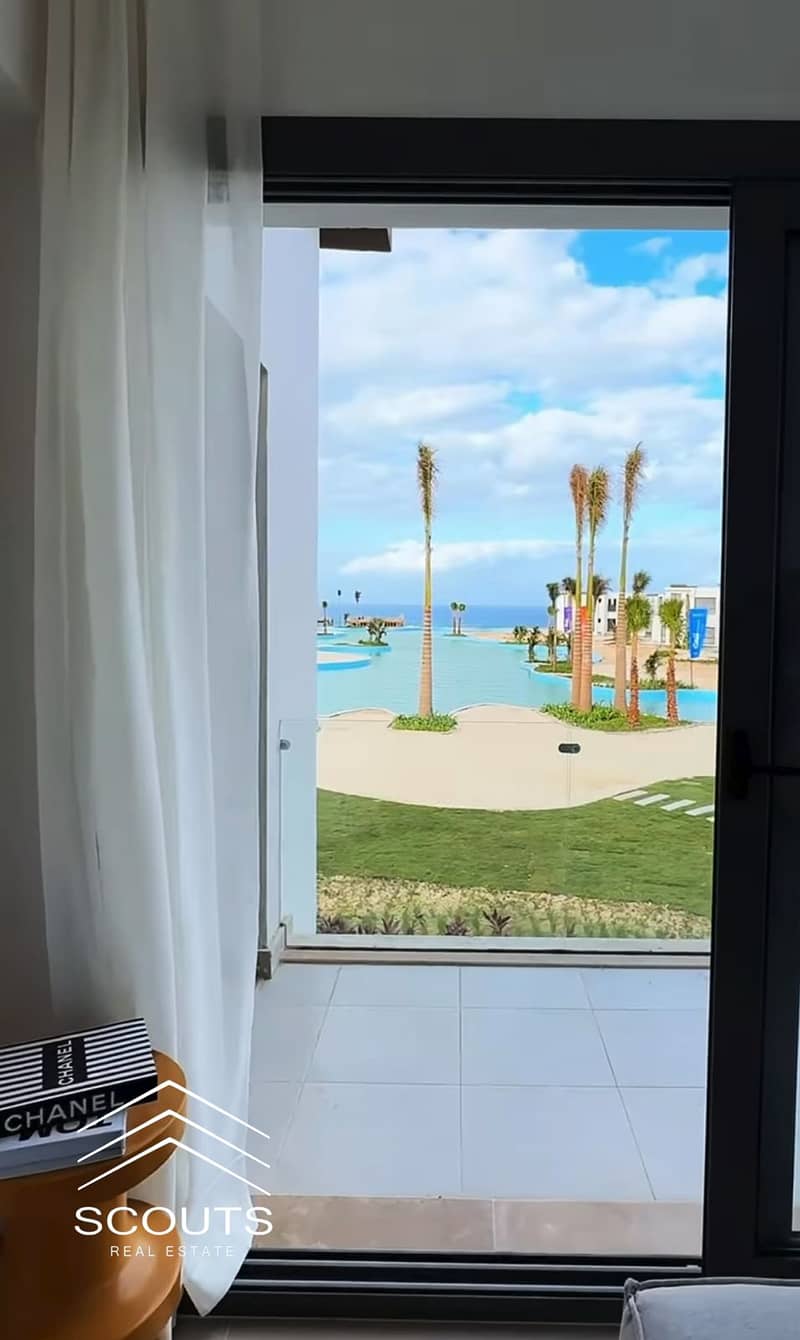 Chalet for sale with an open sea view fully finished ready for occupancy in a few months in Ras El Hekma Cali Coast North Coast - Ansicht 4