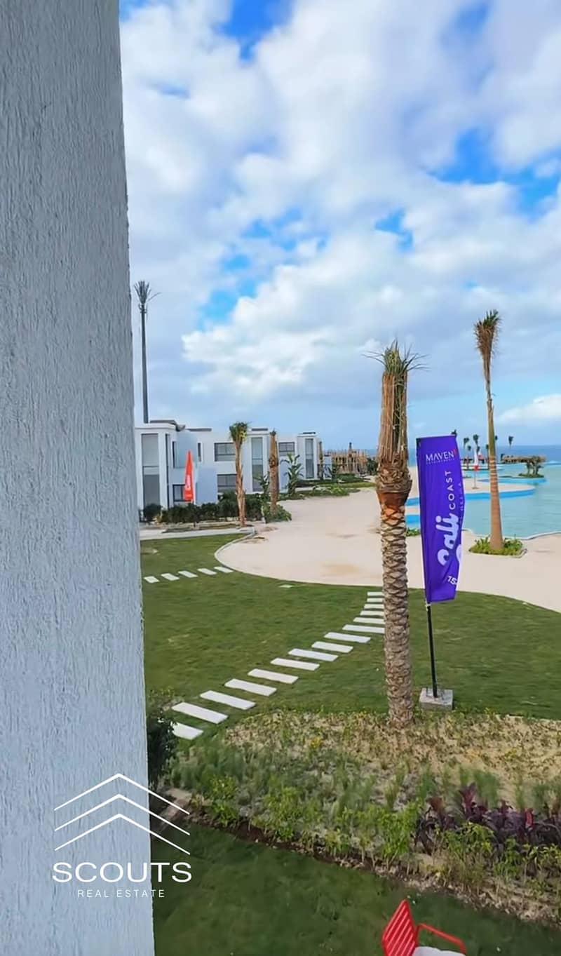 Chalet for sale with an open sea view fully finished ready for occupancy in a few months in Ras El Hekma Cali Coast North Coast - Ansicht 5