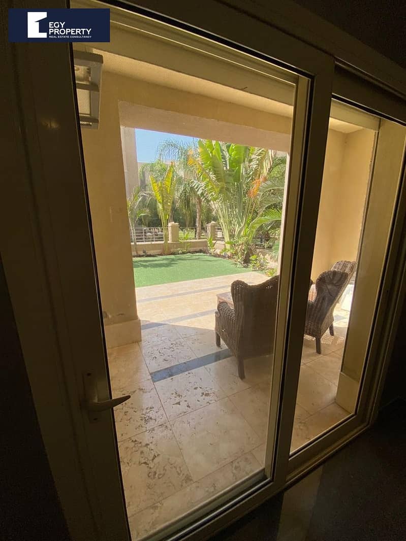 Under market price fully furnished Apartment for sale in the village compound by palm hills with open greenery view - Vista 3