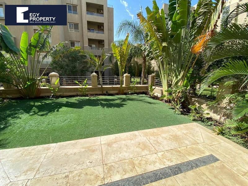 Under market price fully furnished Apartment for sale in the village compound by palm hills with open greenery view - Vista 4