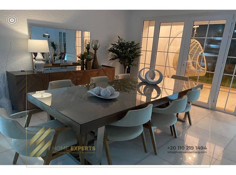 Luxurious furnished Villa with Private Pool For Sale in Katameya Hills _ New Cairo - Widok 3