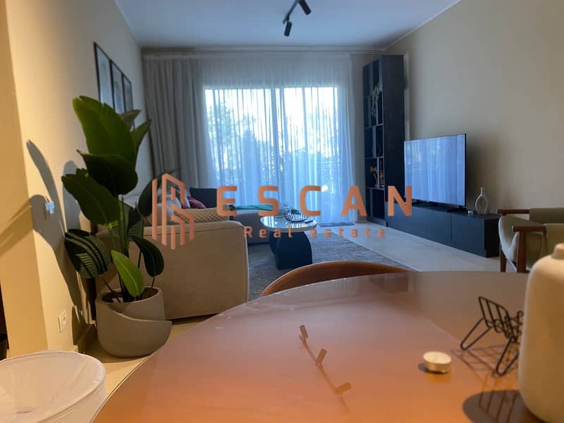 Furnished apartment for rent in Villette Sodic, ground floor with private garden, modern furnishing - Widok 3