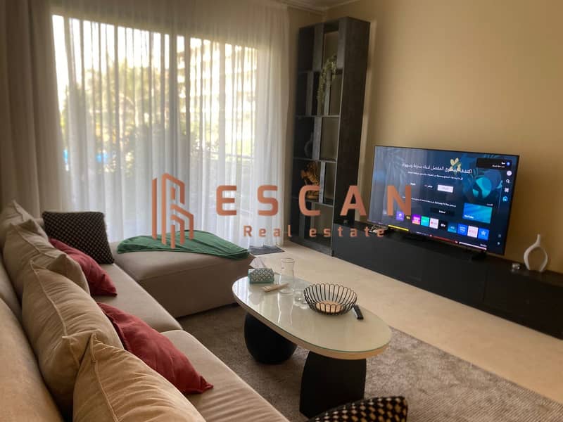 Furnished apartment for rent in Villette Sodic, ground floor with private garden, modern furnishing - Widok 4