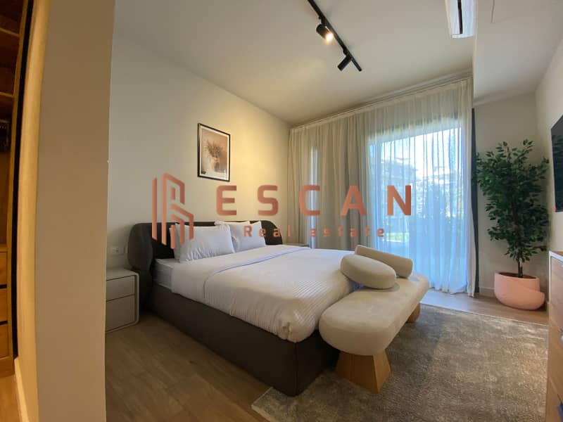 Furnished apartment for rent in Villette Sodic, ground floor with private garden, modern furnishing - Widok 6