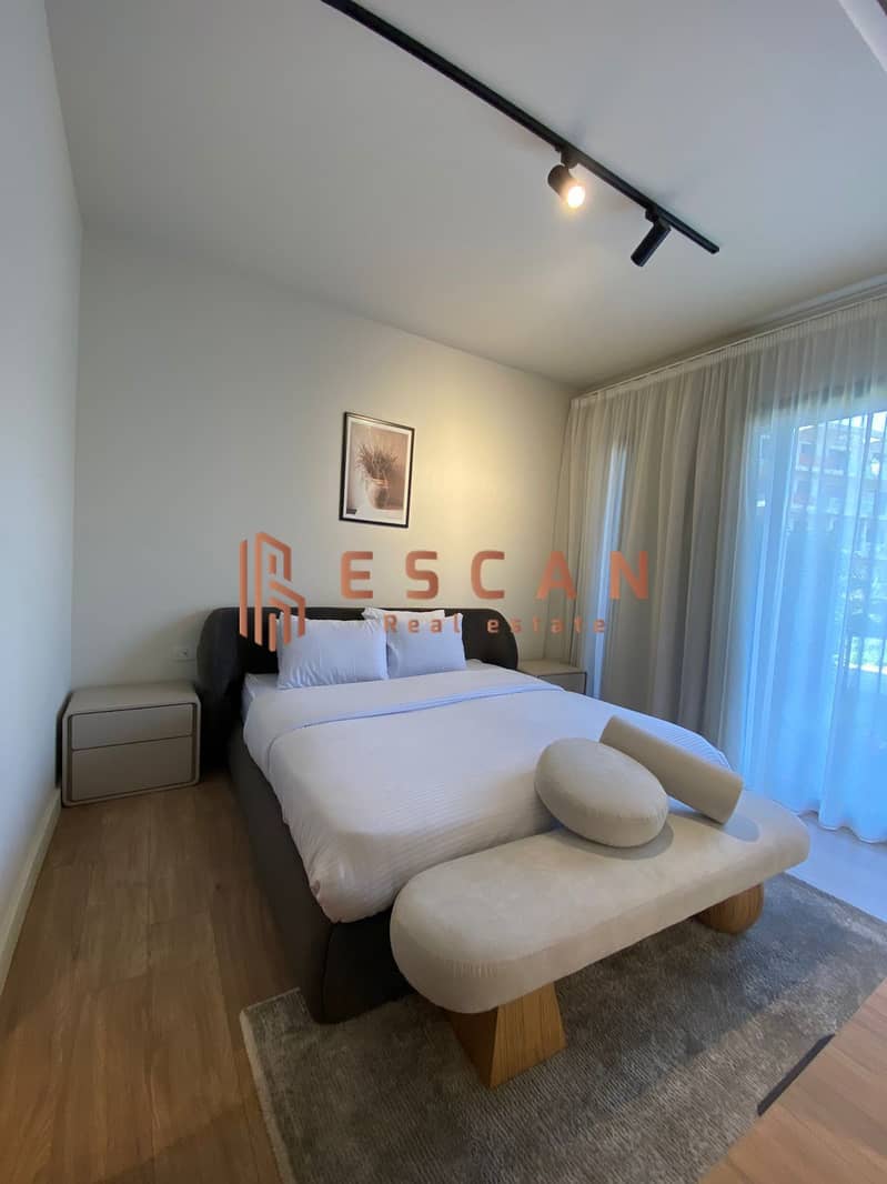 Furnished apartment for rent in Villette Sodic, ground floor with private garden, modern furnishing - Więcej