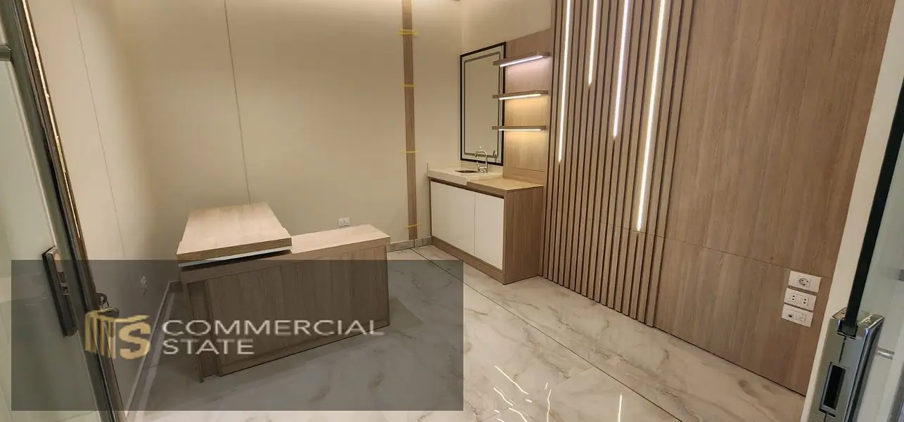 Finished Clinic at Eterna 105m for Rent -New Cairo