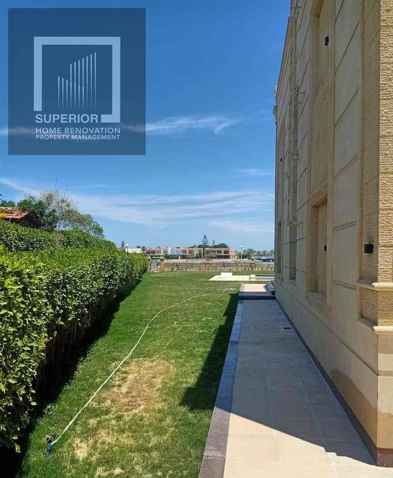 Villa for Sale – Marina north coast | Jawhara Model First row directly on the sandy lagoon - Mehr