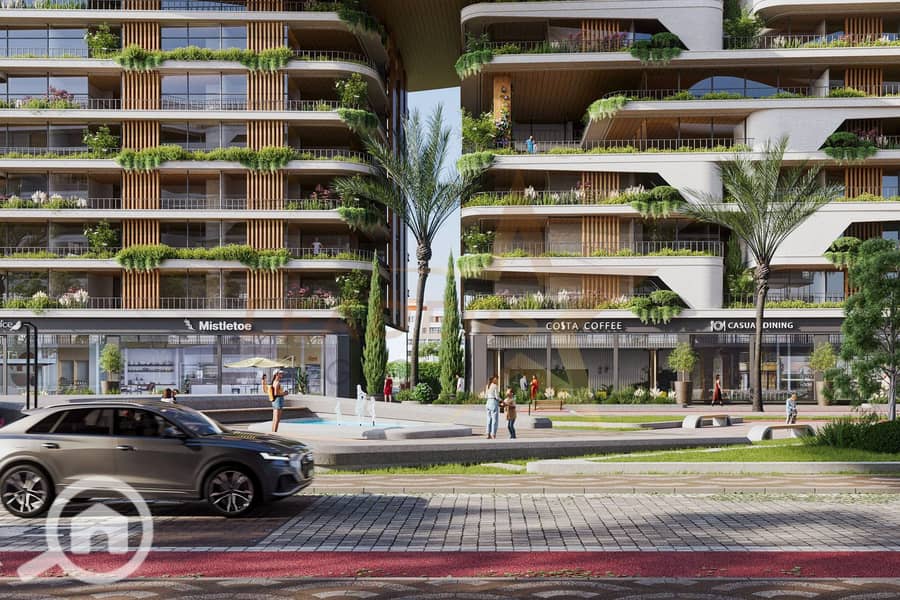 Apartment for sale 129 m Smouha (The One) - Plaza view - Widok 4