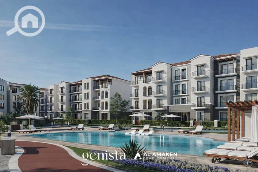 Own an apartment at a very special price in Sheikh Zayed at Genista Compound, close to Mall of Arabia and the 26th of July Corridor, with the lowest d – pohled 4