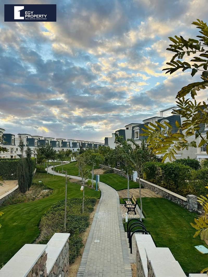 With a Prime View Luxury Villa for Sale in Mountain View Hyde Park - New Cairo - Ansicht 4