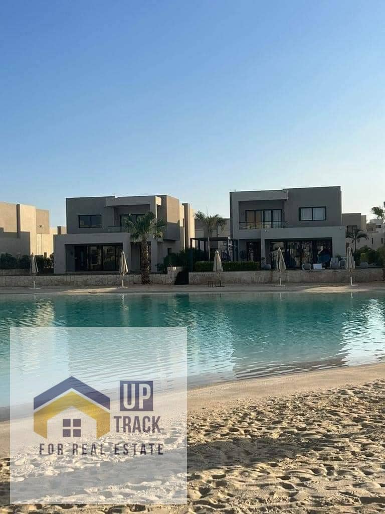 Chalet for rent in Azha Ain Sokhna, ground floor with a garden, lagoon view. - Ansicht 4