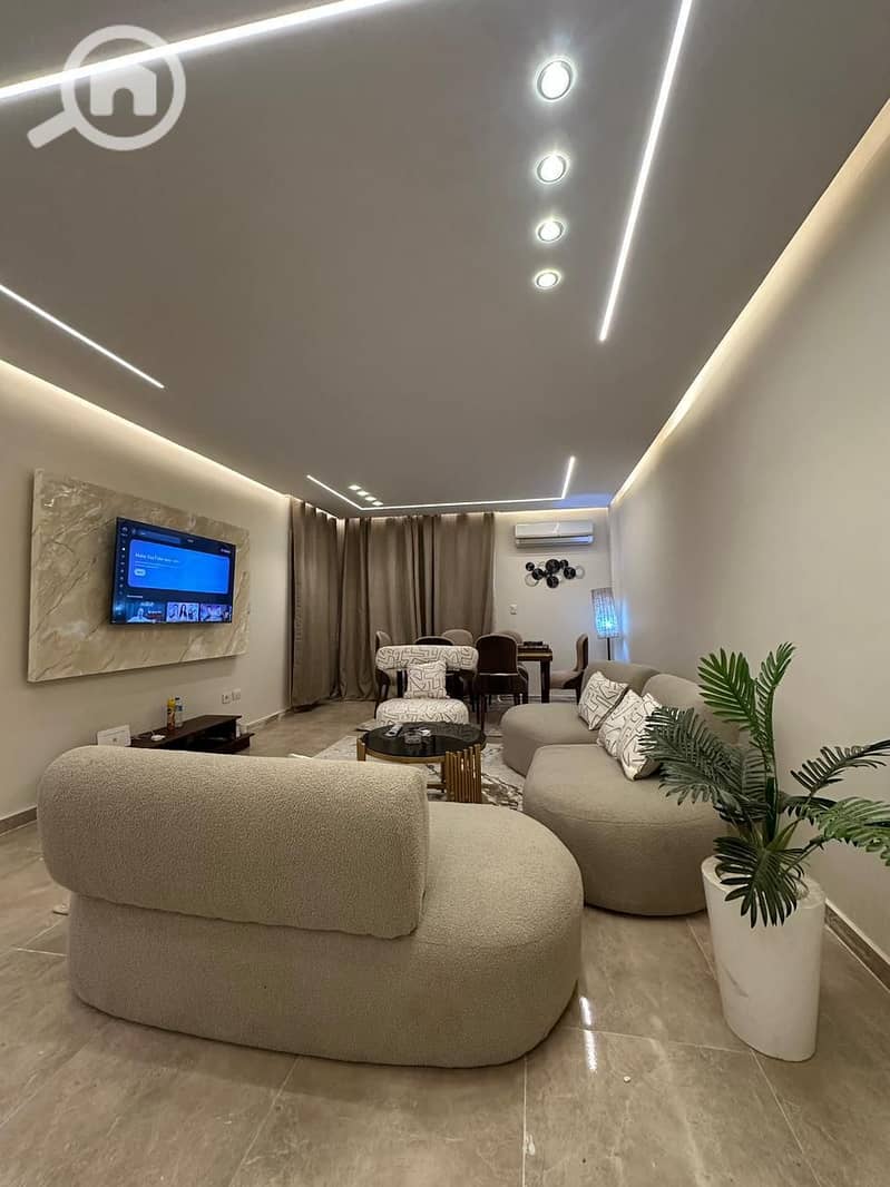 furnished apartment for rent – first occupancy in Janna 2 Sheikh Zayed Located in a premium compound near Hyper One and the Central Axis - Widok 2