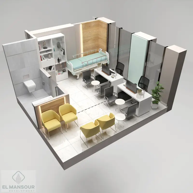 Own Your Clinic in Maadi with 25% Down Payment – 8 Years Installments & Delivery in 1 Year - Visning 6