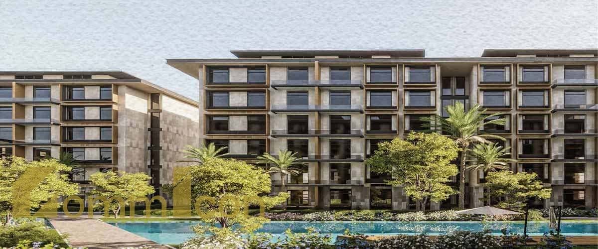 Your ground-floor apartment with a garden for sale in the Jadie Residence compound, in the southern Nineties, in front of Hyde Park – New Cairo. - Vaade 5