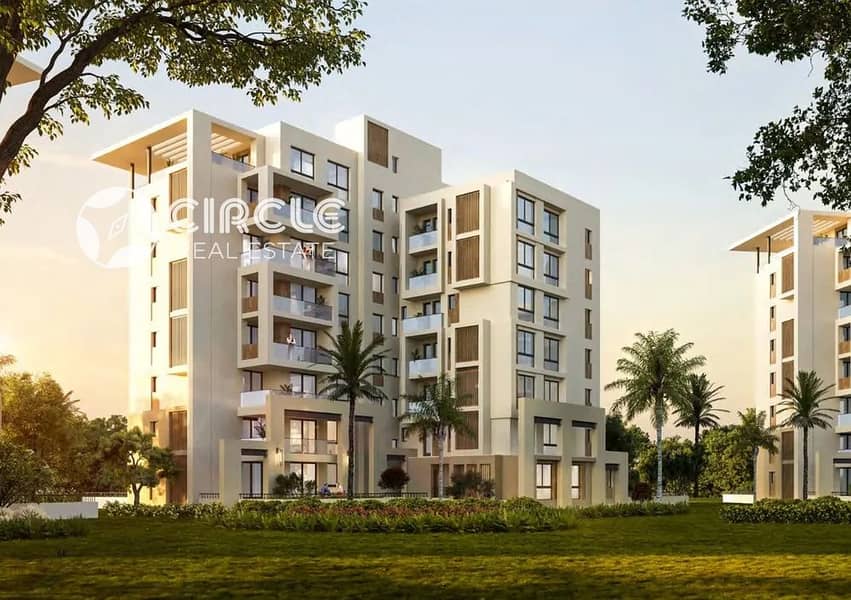 Overlooking Greenery Fence Fully Finished 177m Apartment For Sale In City Gate 5th Settlement New Cairo Near AUC - Bild 2