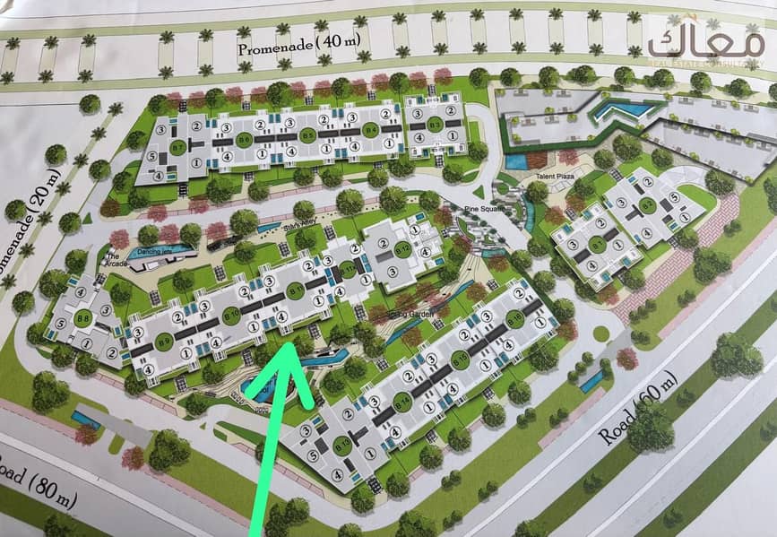167 sqm apartment view lakes and landscaped , fully finished and ready for viewing at the best price, with installment options availabl. - Aanzicht 4