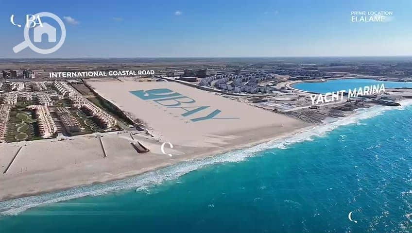 Townhouse for sale, fully finished with installments in Q Bay, North Coast, with a distinctive sea view. - Więcej