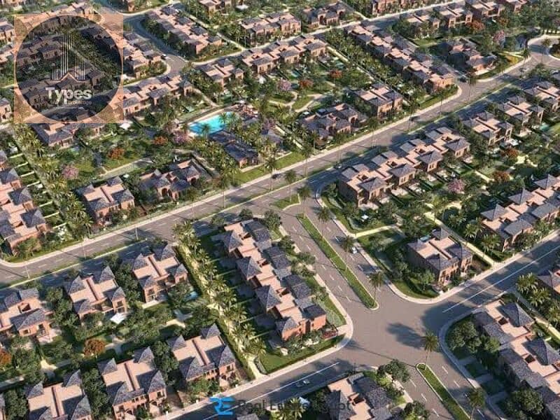 Corner townhouse villa for sale, ready for immediate occupancy, in the heart of Sheikh Zayed, next to Royal City Compound and Cairo Gate Compound by E - Ansicht 3