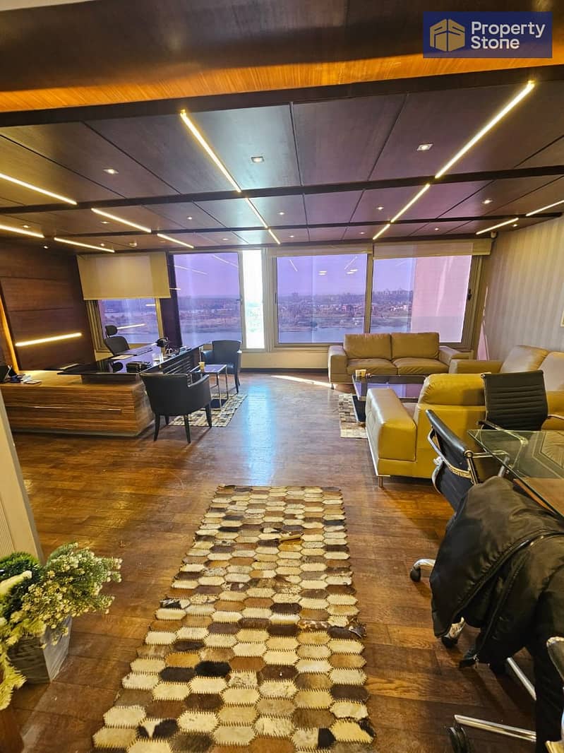 650 SQM Office for Rent – Prime Location in Maadi | Full Nile Panoramic View - Ansicht 2