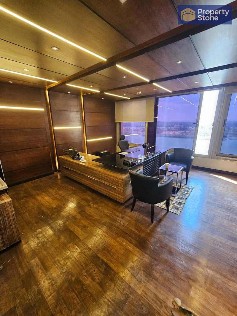 650 SQM Office for Rent – Prime Location in Maadi | Full Nile Panoramic View - Ansicht 6
