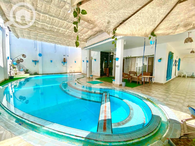 Villa for daily rent in the Greek style located in the Bianchi area in the villas district, El Beitash - in Alexandria, Al Agami - Ansicht 4