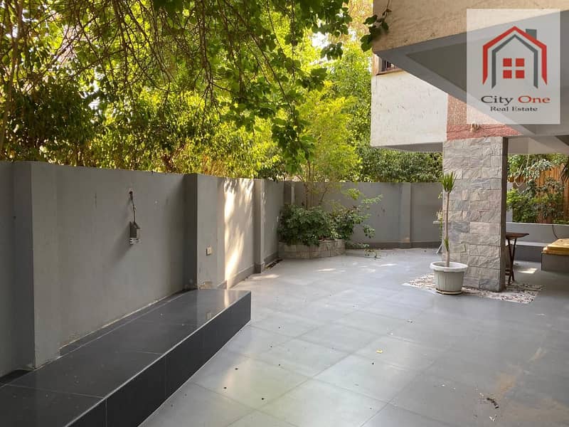 Modern apartment ground floor 180m with garden 70m for sale in degla el maadi - Mehr