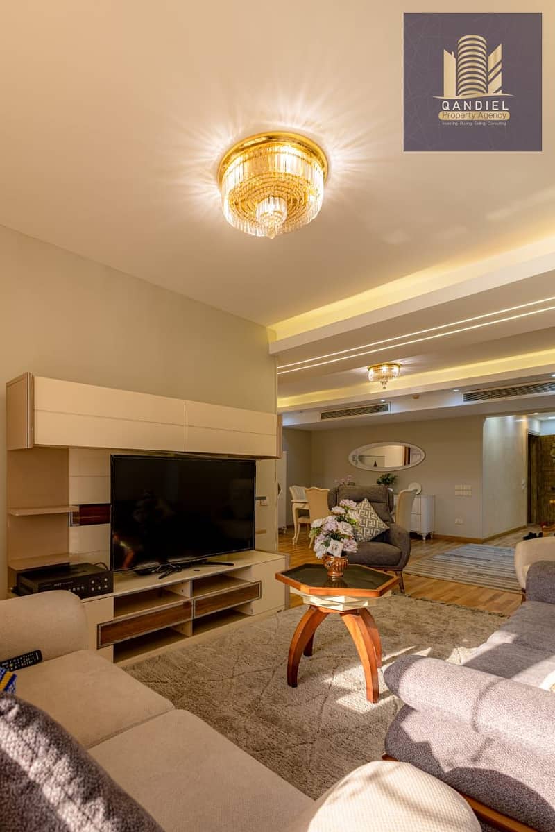 Apartment for Sale – Prime Nile View Location Location: Abdel Aziz Al Saud Street – Manial Luxury building with 24/7 security and CCTV surveillance - Mehr