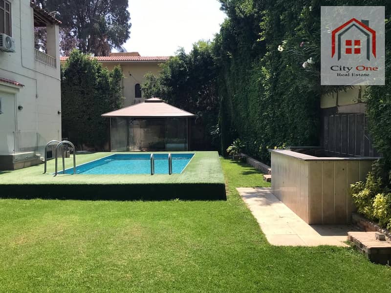 Lovely amazing big villa with big garden and pool for rent in elmaadi - Widok 3