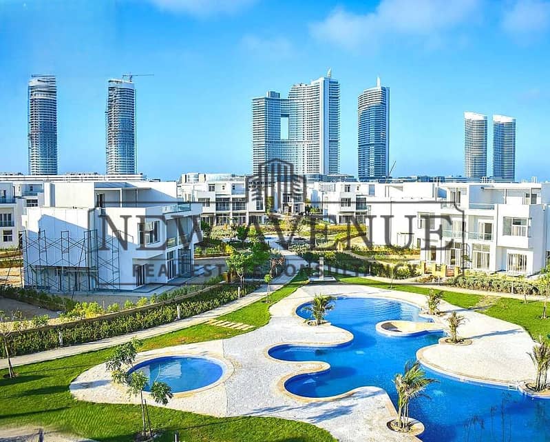 Villa Mazarine Land 452m,BUA 359m City Edge New Alamein View Alamein Towers 3 Bedrooms including 1 master + nanny’s room ,3 Bathrooms Fully Finished – pohled 4