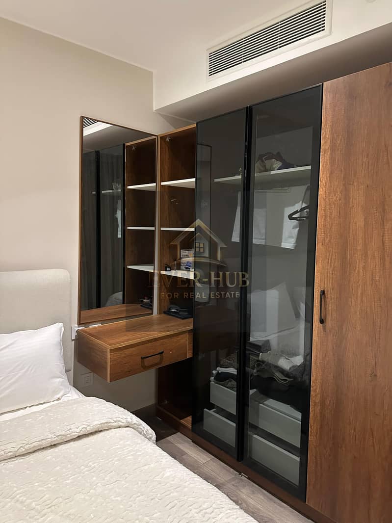 A distinctive furnished studio apartment for rent within Z West – the 20 Towers in Sheikh Zayed, Z West Towers – pohled 5