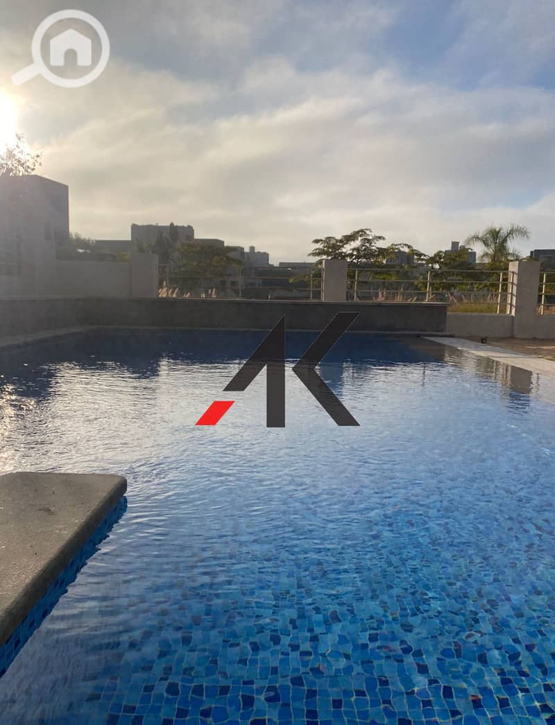 Finished Stand Alone with pool For Rent in Palm Hills Kattameya Extension PK2 - New Cairo - Widok 3