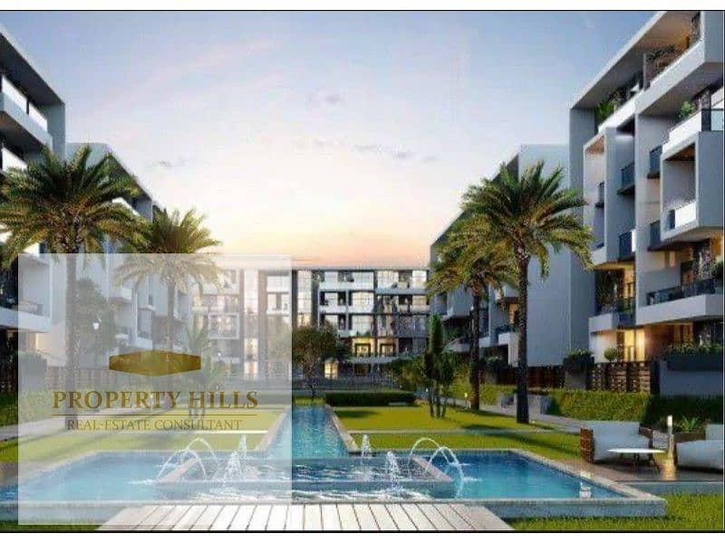 apartment Ready to move in 164 sqm with the lowest down payment in the heart of New Cairo Fifth Settlement in a prime location at El Patio Oro La Vist - Ansicht 4