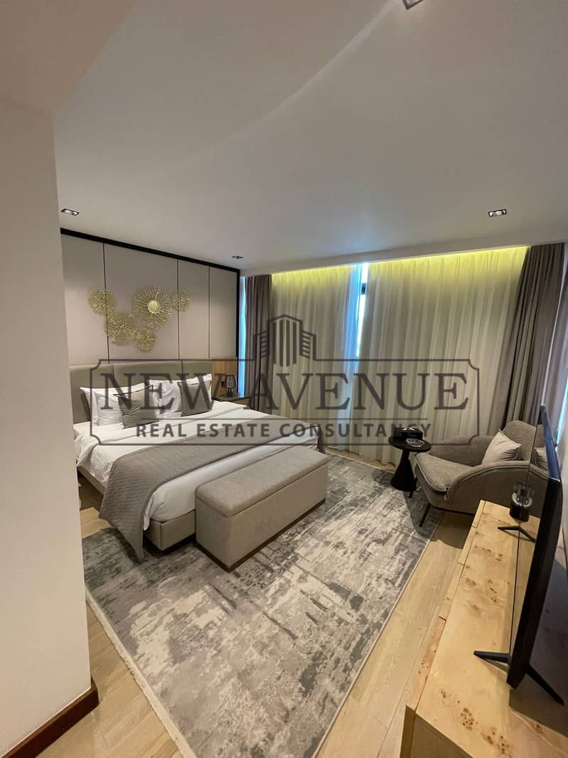 Serviced Apartment Finished with ACs Delivery 2026 in Marriott Residence Heliopolis with down payment and installments - Widok 6